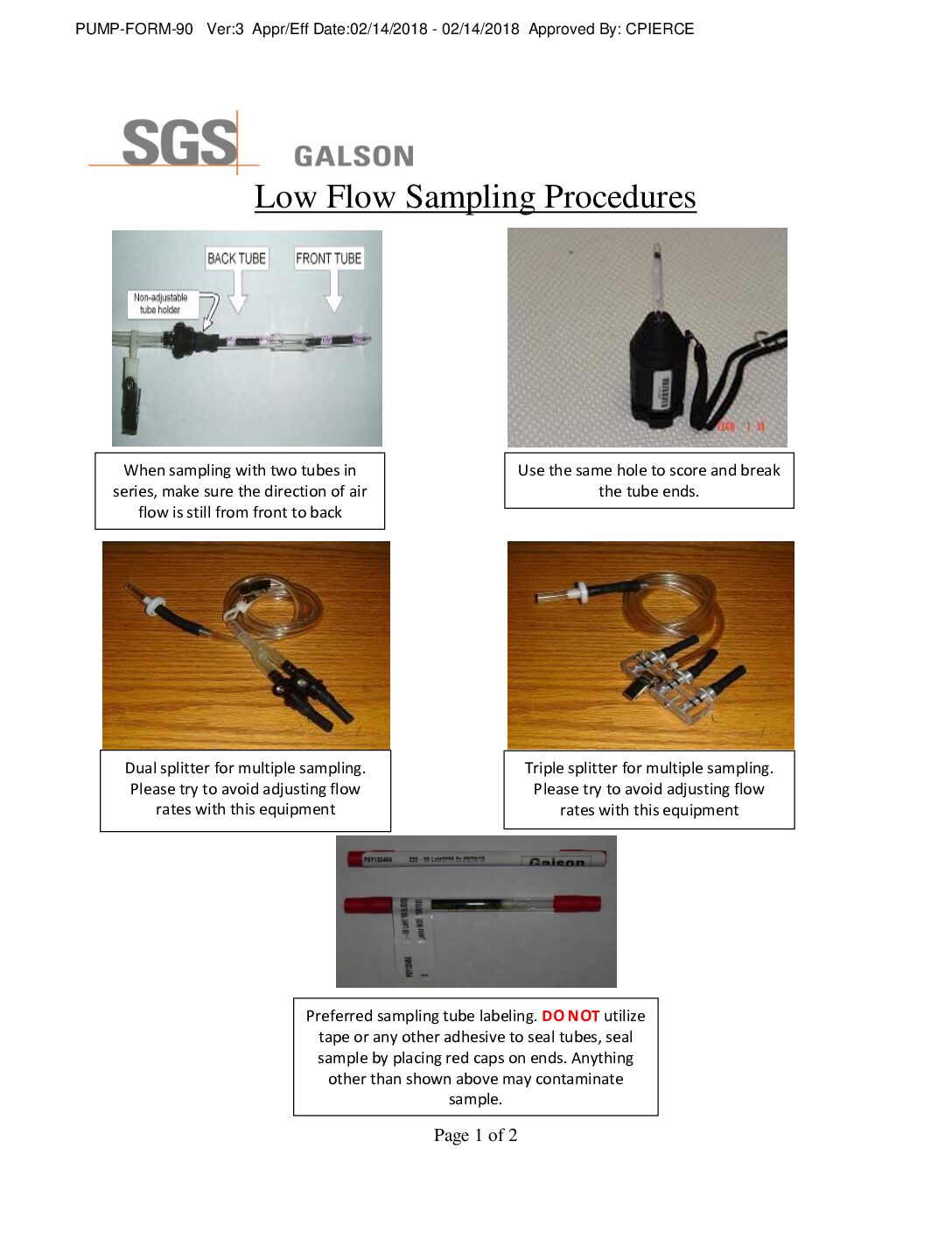 Low Flow Sampling Guide