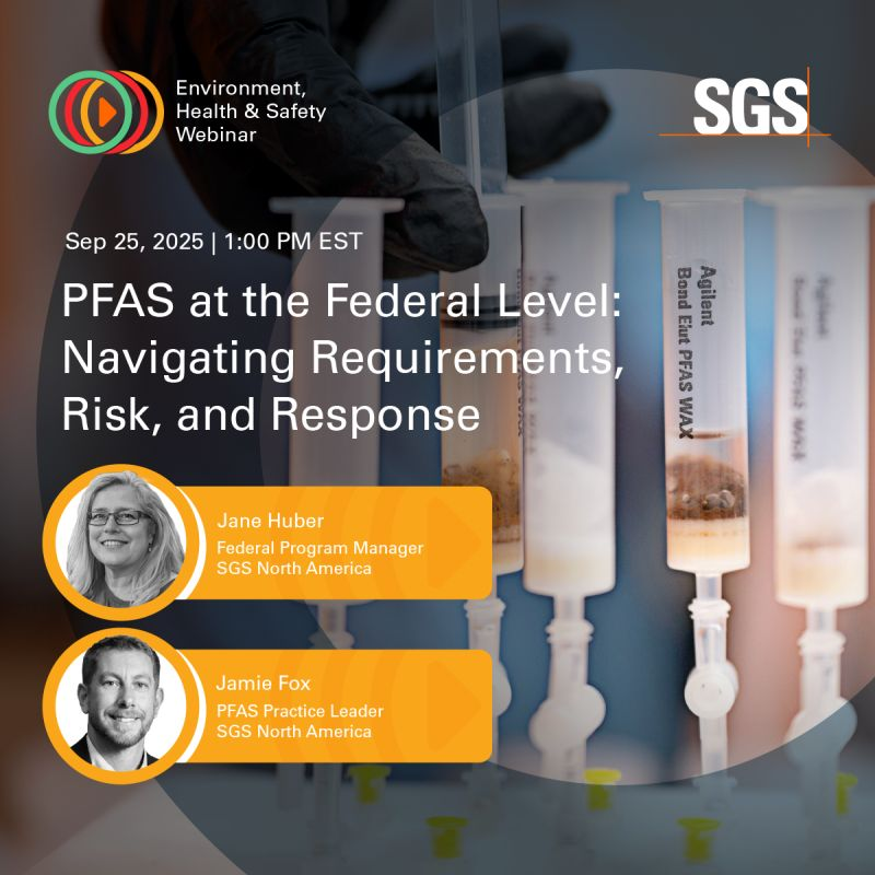 PFAS at the Federal Level: Navigating Requirements, Risk, and Response