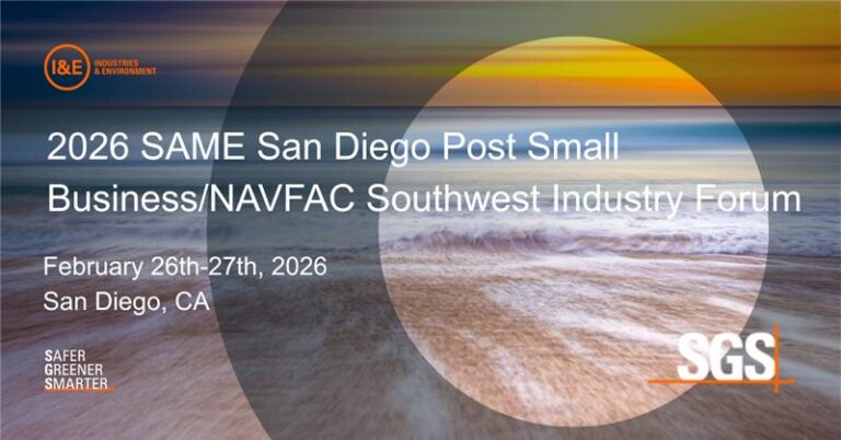 2026 SAME San Diego Post Small Business/NAVFAC - SGS North America